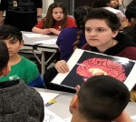 Teen Teaching BrainWise to 4th Graders